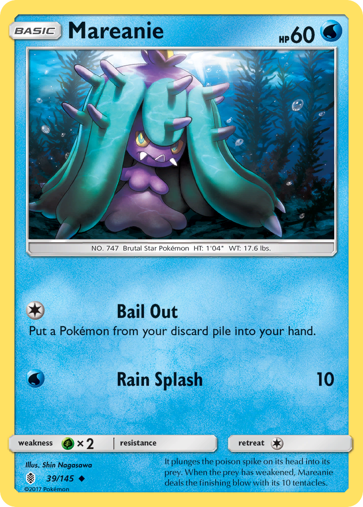 Mareanie (39/145) - Guardians Rising Pokémon Card