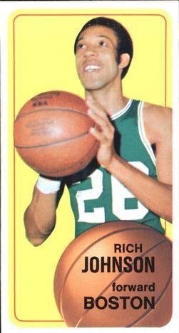 Rich Johnson 1970 Topps #102 Sports Card