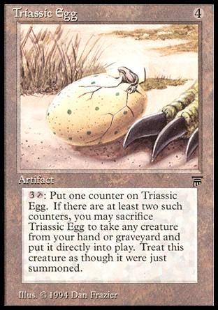 Triassic Egg (Legends) Trading Card