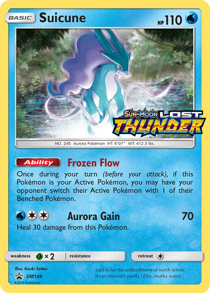 Suicune (SM149) - SM Black Star Promos Pokémon Card