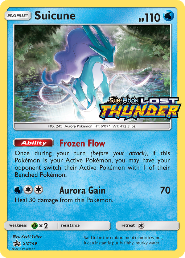 Suicune (SM149) - SM Black Star Promos