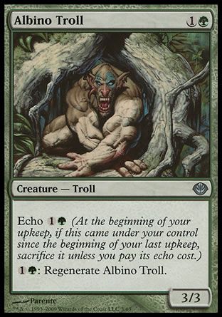 Albino Troll (Garruk vs. Liliana) Trading Card