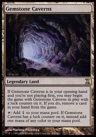 Gemstone Caverns (Time Spiral) Trading Card