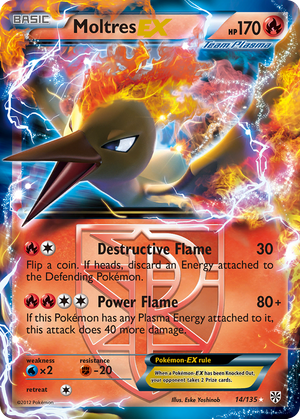 Moltres EX (14/135) - Plasma Storm