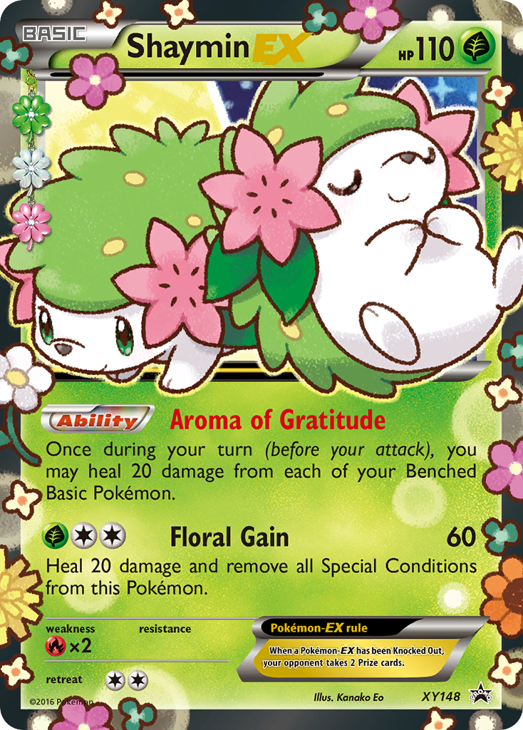 Shaymin EX (XY148) - XY Black Star Promos Pokémon Card