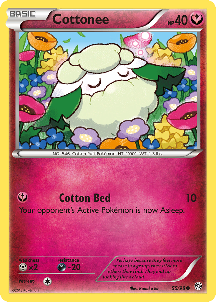 Cottonee (55/98) - Ancient Origins Pokémon Card