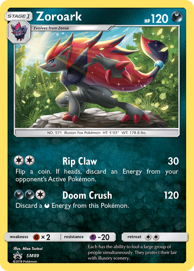 Zoroark (SM89) - SM Black Star Promos Pokémon Card