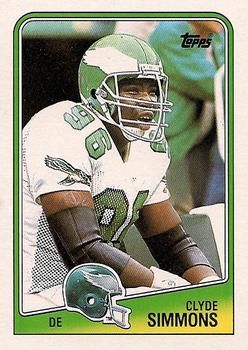 Clyde Simmons 1988 Topps #244 Sports Card