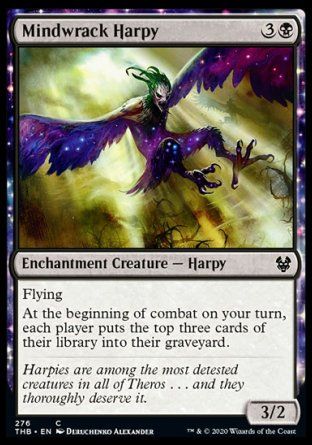 Mindwrack Harpy (Theros Beyond Death) Trading Card