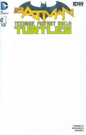 Batman Teenage Mutant Ninja Turtles #1 (Blank Variant Cover)