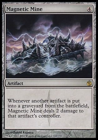 Magnetic Mine (Mirrodin Besieged) Trading Card