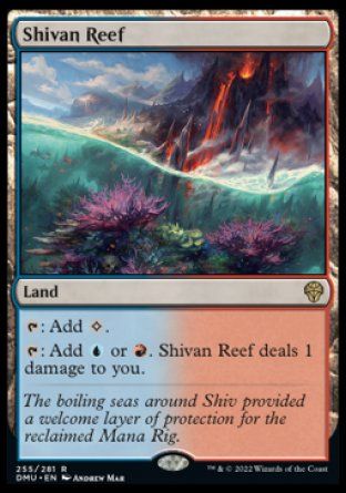 Shivan Reef (Dominaria United) Trading Card