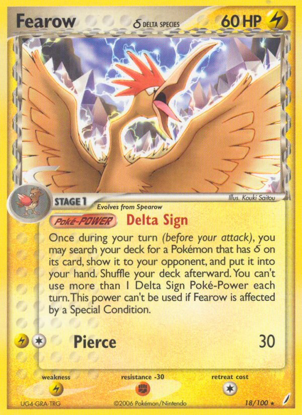 Fearow Pokémon Card