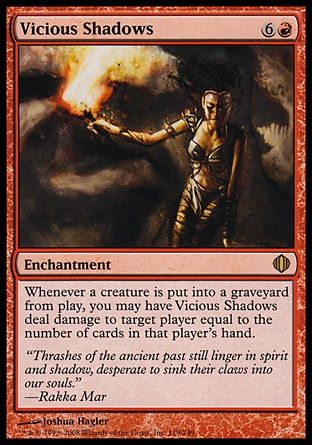 Vicious Shadows (Shards of Alara) Trading Card