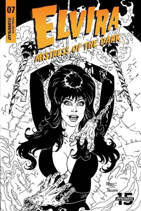 Elvira: Mistress of the Dark #7 (20 Copy Royle B&w Cover)