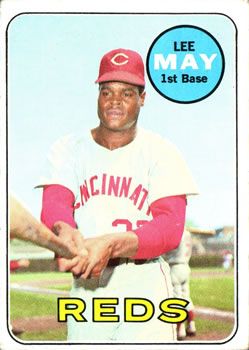 Lee May 1969 Topps #405 Sports Card