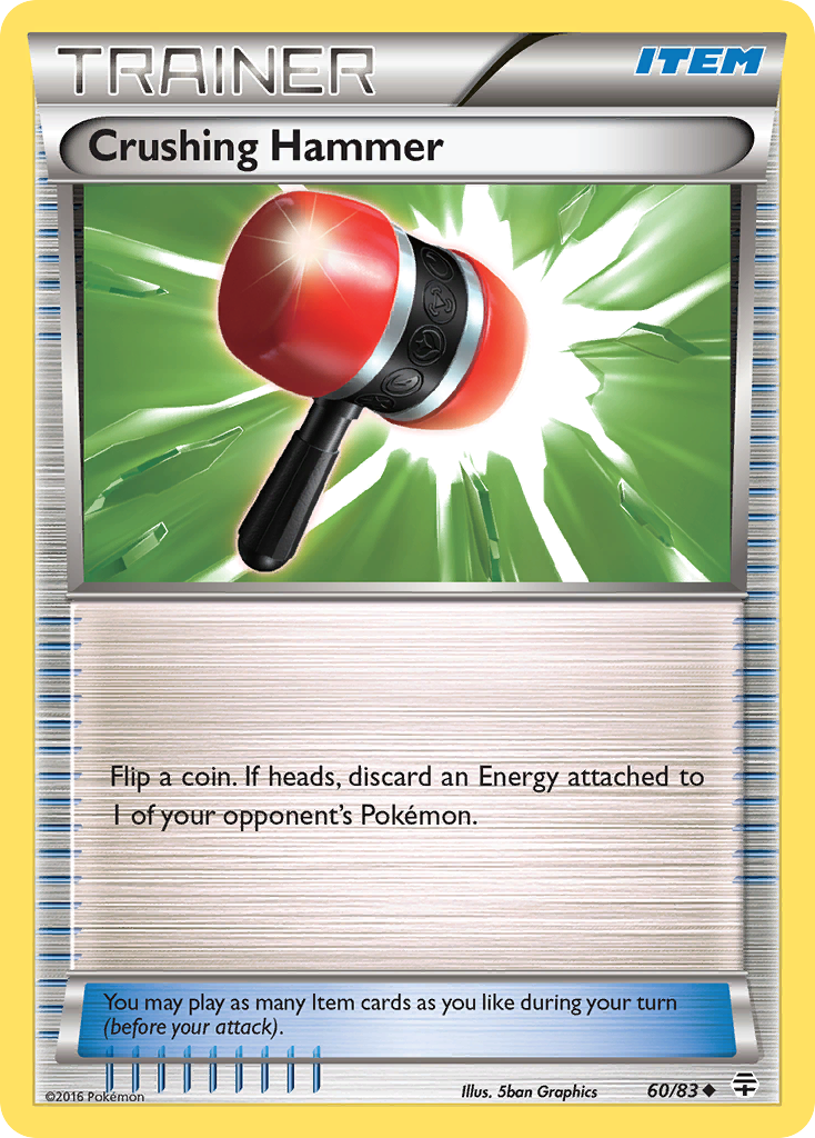 Crushing Hammer (Trainer: Item) (60/83) - Generations Pokémon Card