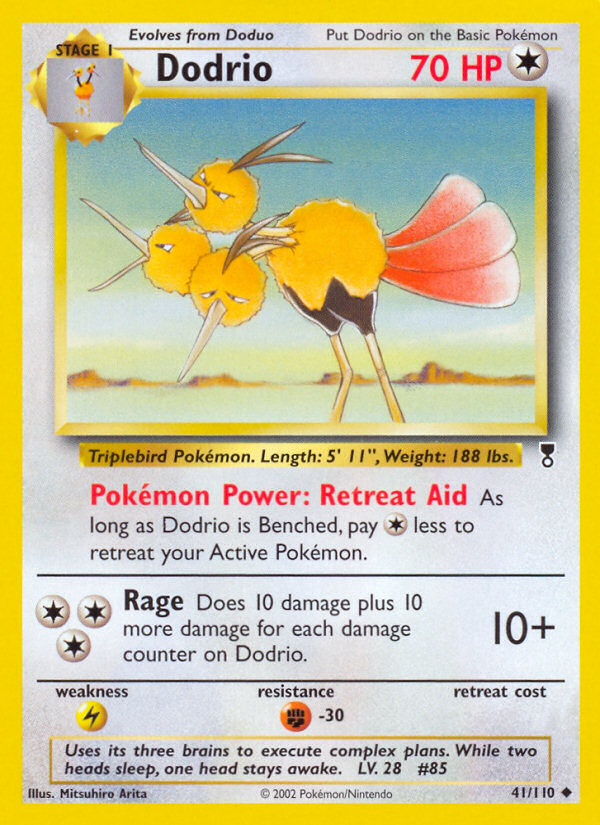 Dodrio (41/110) - Legendary Collection Pokémon Card