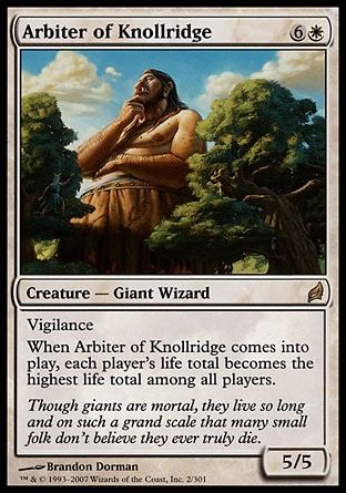 Arbiter of Knollridge (Lorwyn) Trading Card