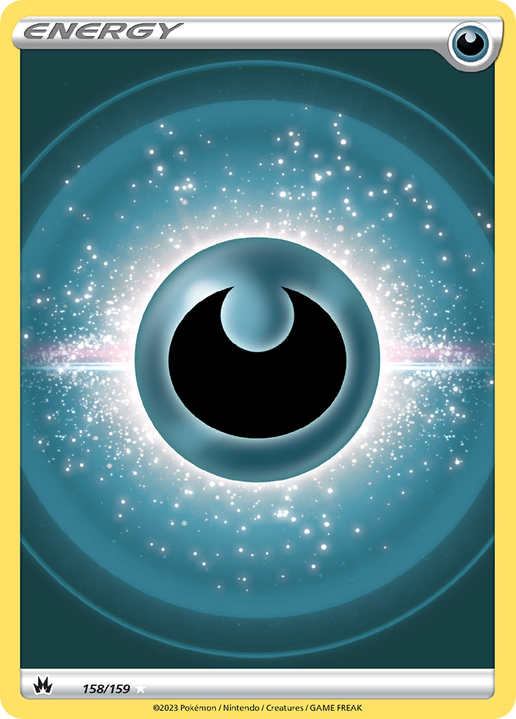 Darkness Energy (158/159) - Crown Zenith Pokémon Card