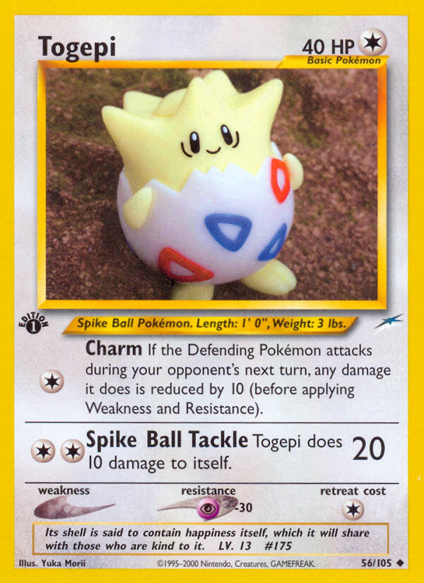 Togepi (56/105) - Neo Destiny Pokémon Card