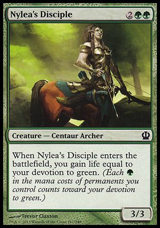 Nylea's Disciple (Theros) Trading Card