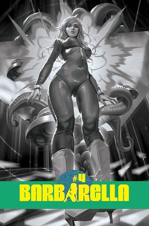 Barbarella #4 (Cover I 25 Copy Cover Chew B&w)