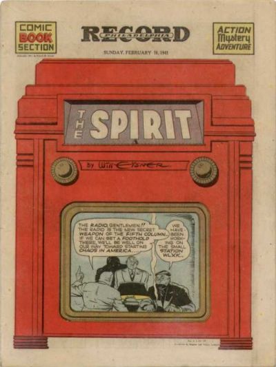 Spirit Section #2/16/1941 Comic
