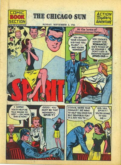 Spirit Section #9/2/1945 Comic