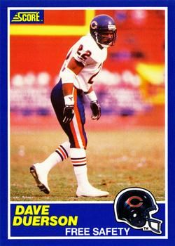 Dave Duerson 1989 Score #22 Sports Card