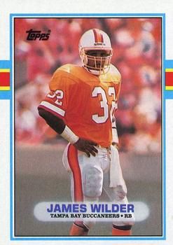 James Wilder 1989 Topps #329 Sports Card