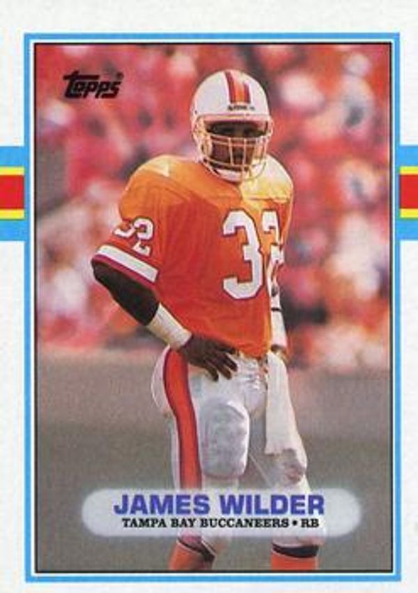 James Wilder 1989 Topps #329