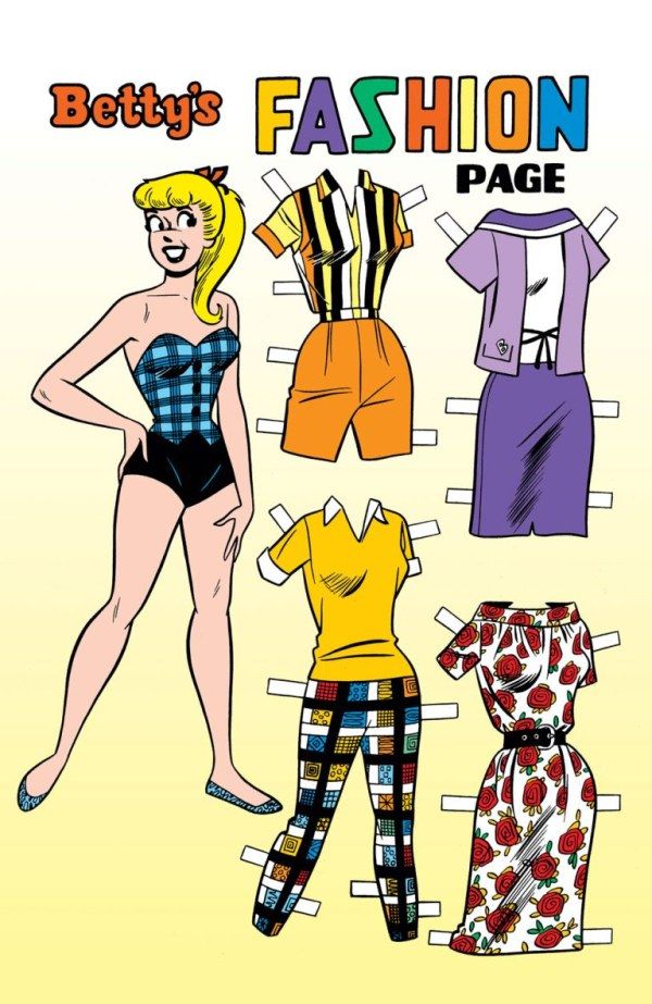 Archie Comics 85th Anniversary Presents: Betty and Veronica Fashion Pages #1 (Cover B Dan DeCarlo Betty Variant) Comic