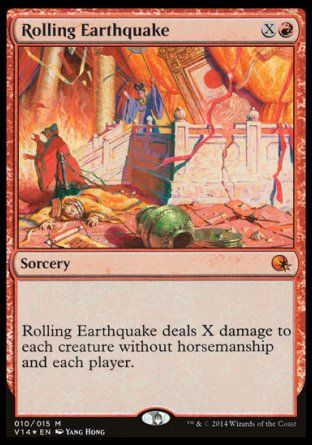 Rolling Earthquake (From the Vault : Annihilation) Trading Card