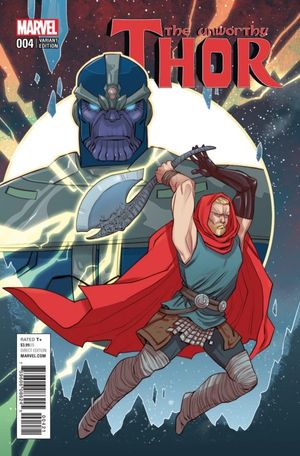 The Unworthy Thor #4 (Sauvage Variant)