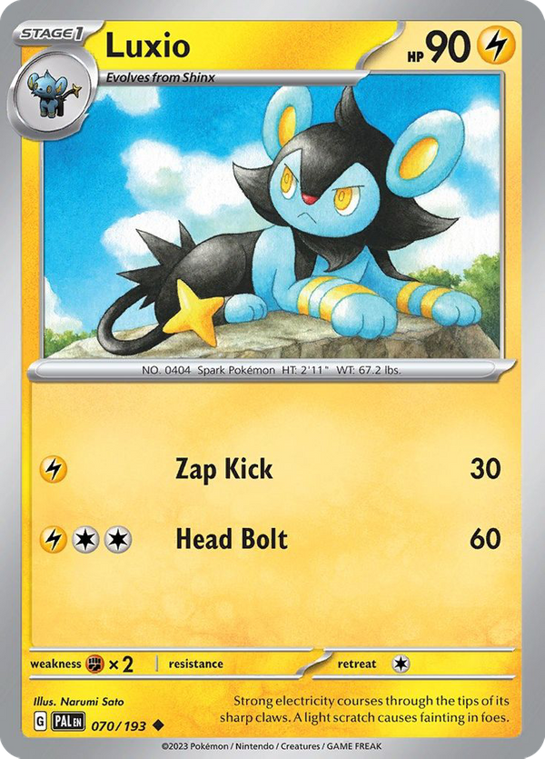 Luxio (70/193) - Paldea Evolved