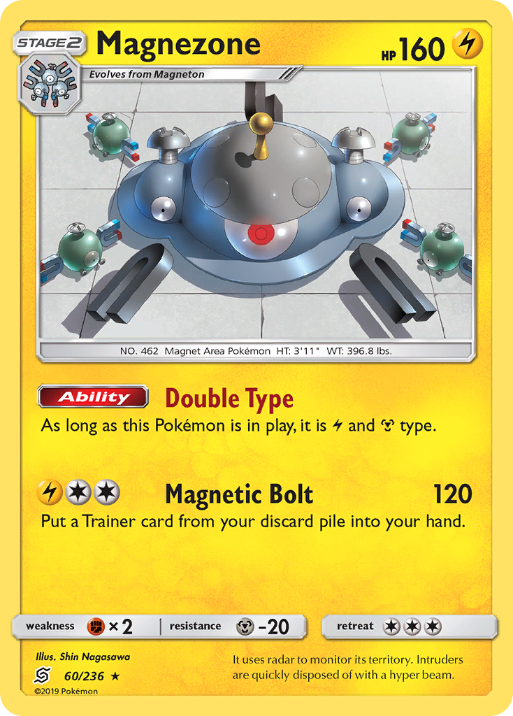 Magnezone (60/236) - Unified Minds Pokémon Card