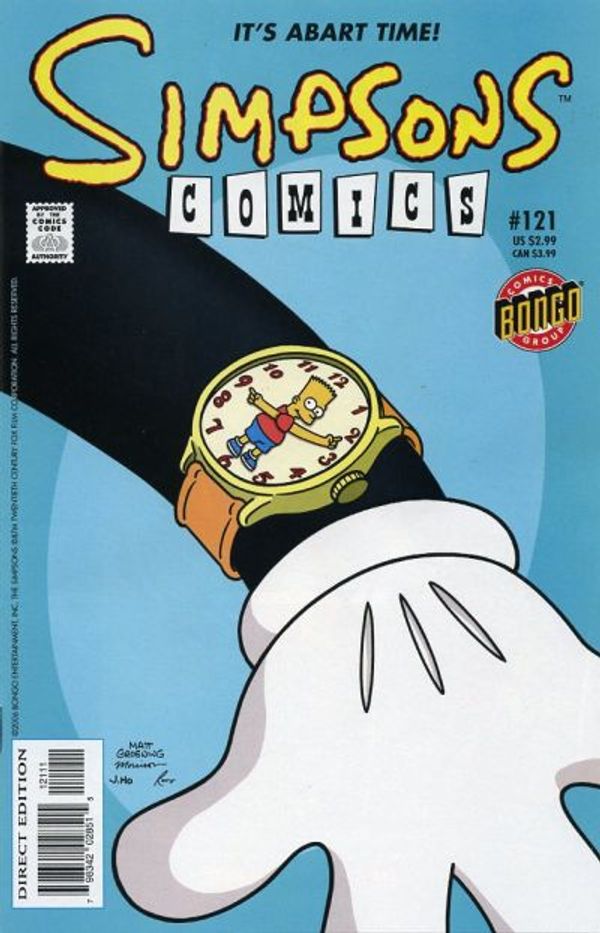 Simpsons Comics #121