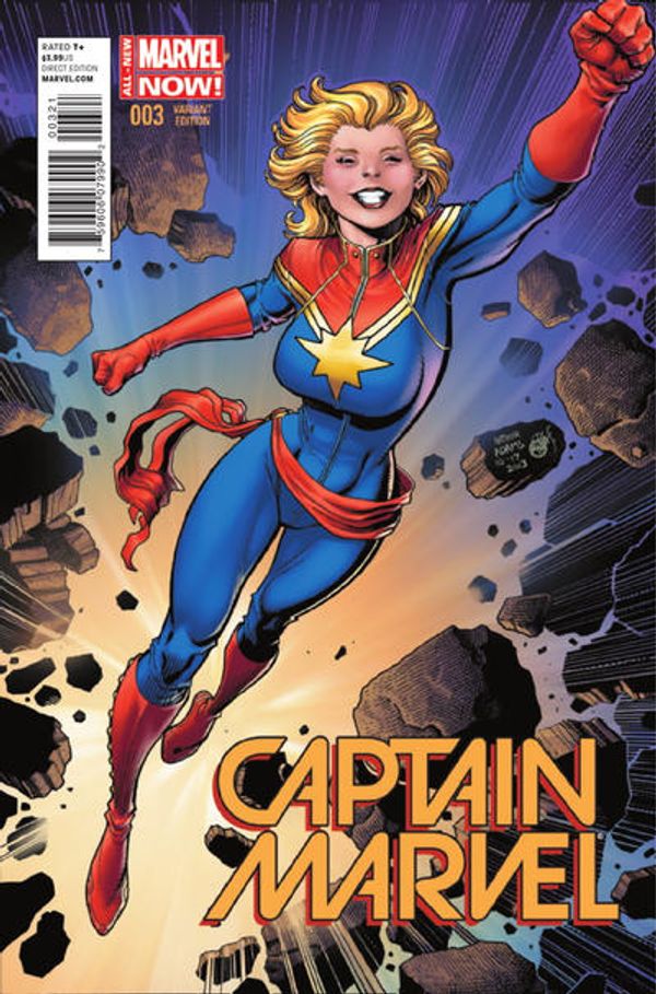Captain Marvel #3 (Art Adams Var)
