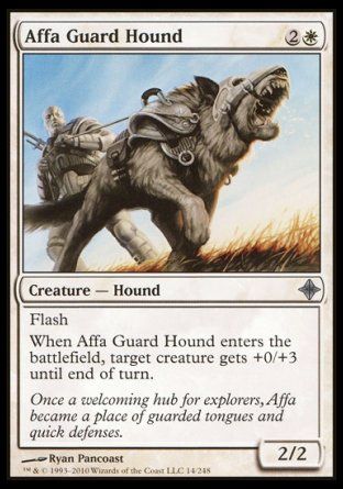 Affa Guard Hound (Rise of the Eldrazi) Trading Card