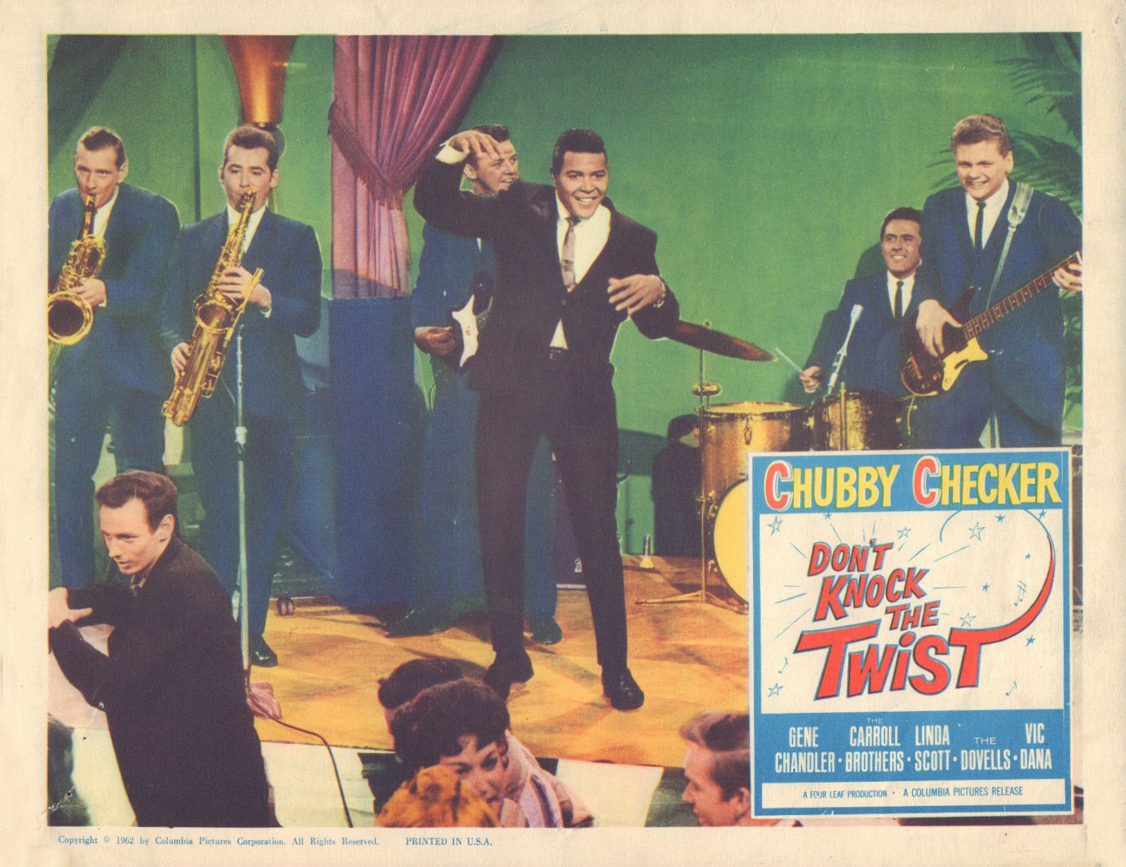 AOR-1.76 Chubby Checker Don’t Knock the Twist Lobby Card 1962 Concert Poster