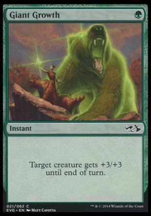 Giant Growth (Duel Decks : Anthology) Trading Card