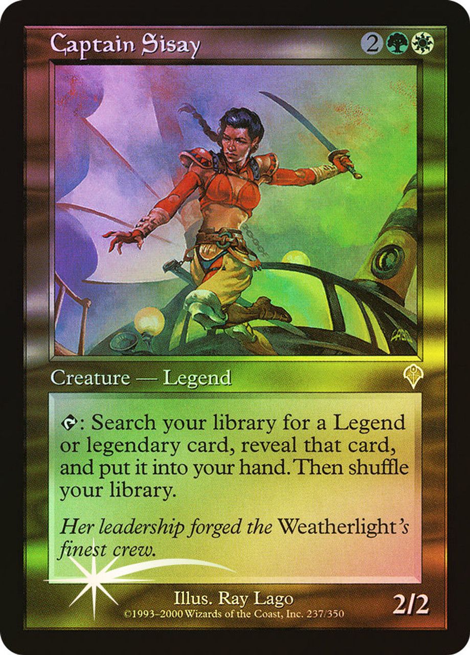 Captain Sisay (Invasion - Foil) Trading Card