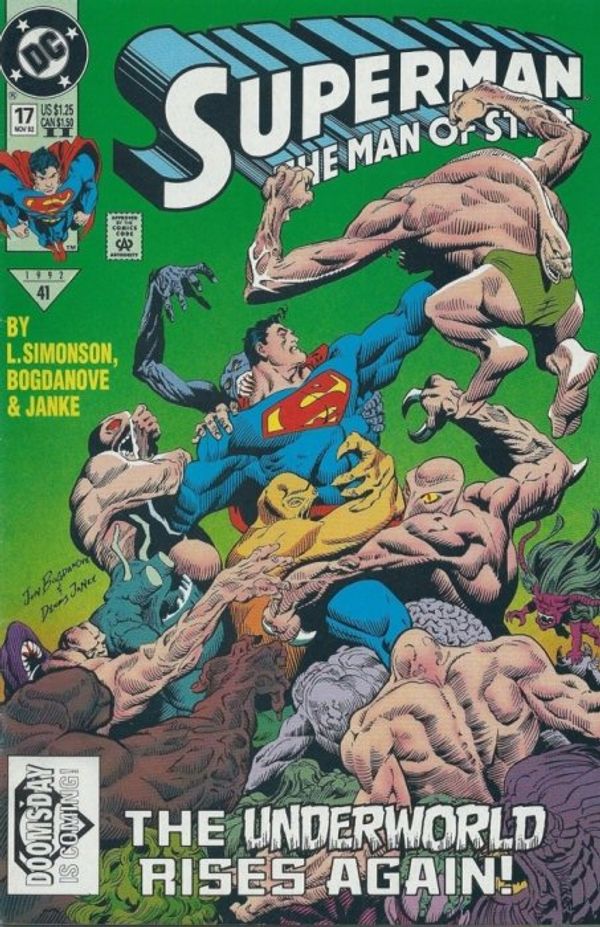 Superman: The Man of Steel #17 (2nd Printing)