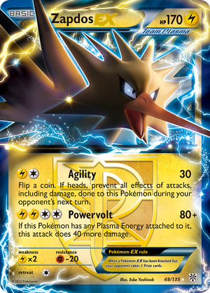 Zapdos EX (48/135) - Plasma Storm