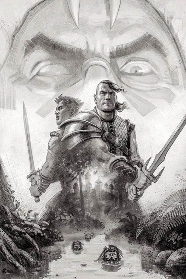 The Cimmerian: Beyond the Black River #1 (Cover I 40 Copy Tessier B&w In)