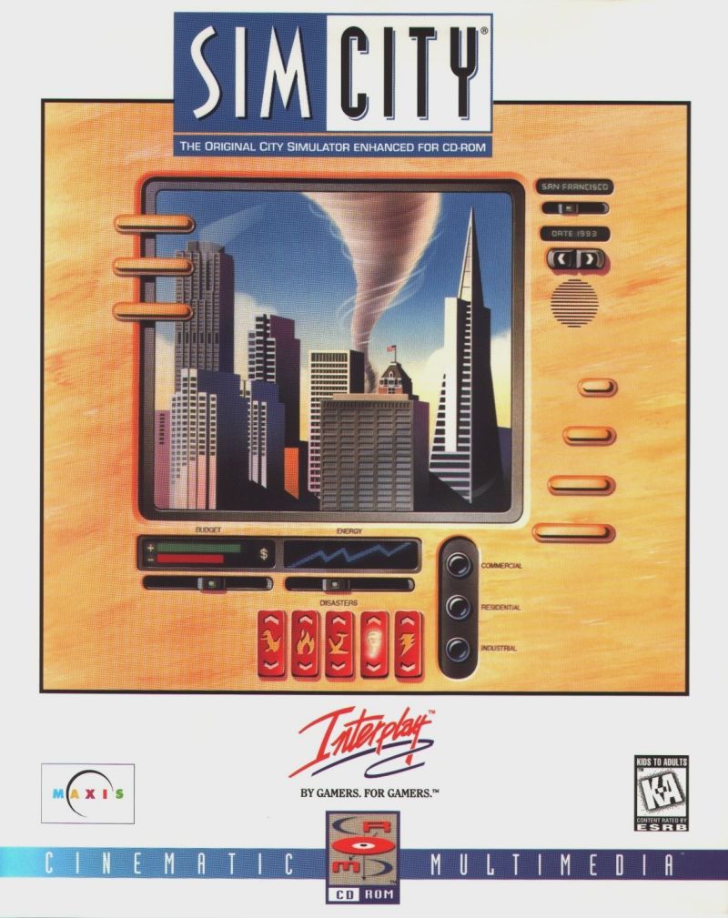 Sim City: Enhanced CD-ROM Video Game