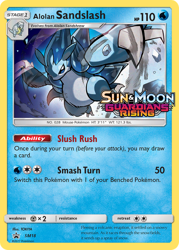 Alolan Sandslash (SM18) - SM Black Star Promos