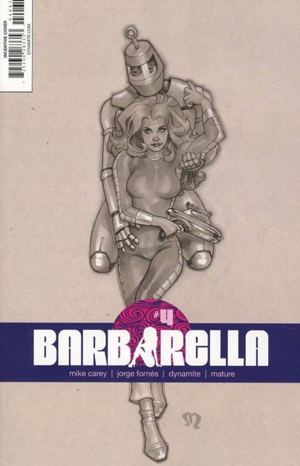 Barbarella #4 (Cover F 10 Copy Roux B&w Cover)