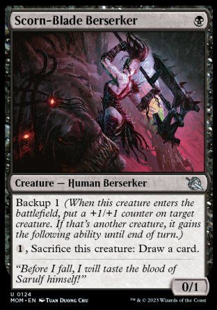 Scorn-Blade Berserker (March of the Machine) Trading Card